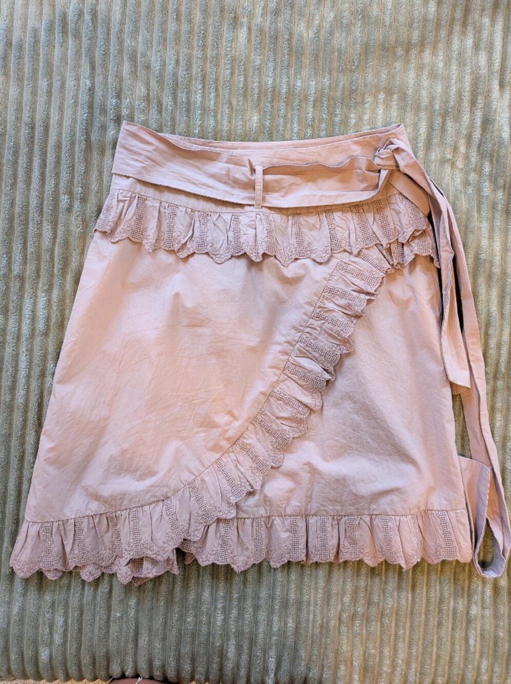 Isabel Marant Étoile Ruffle Lace Wrap Skirt Size 36 - Picture 2 of 8